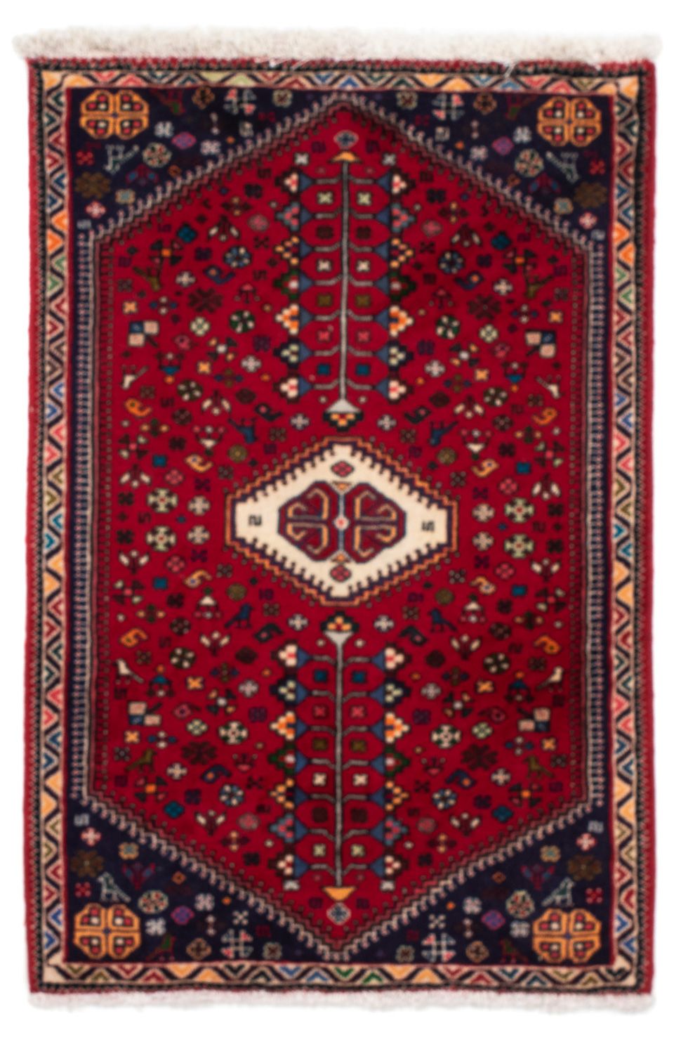 Perzisch Tapijt - Nomadisch - 114 x 77 cm - donkerrood