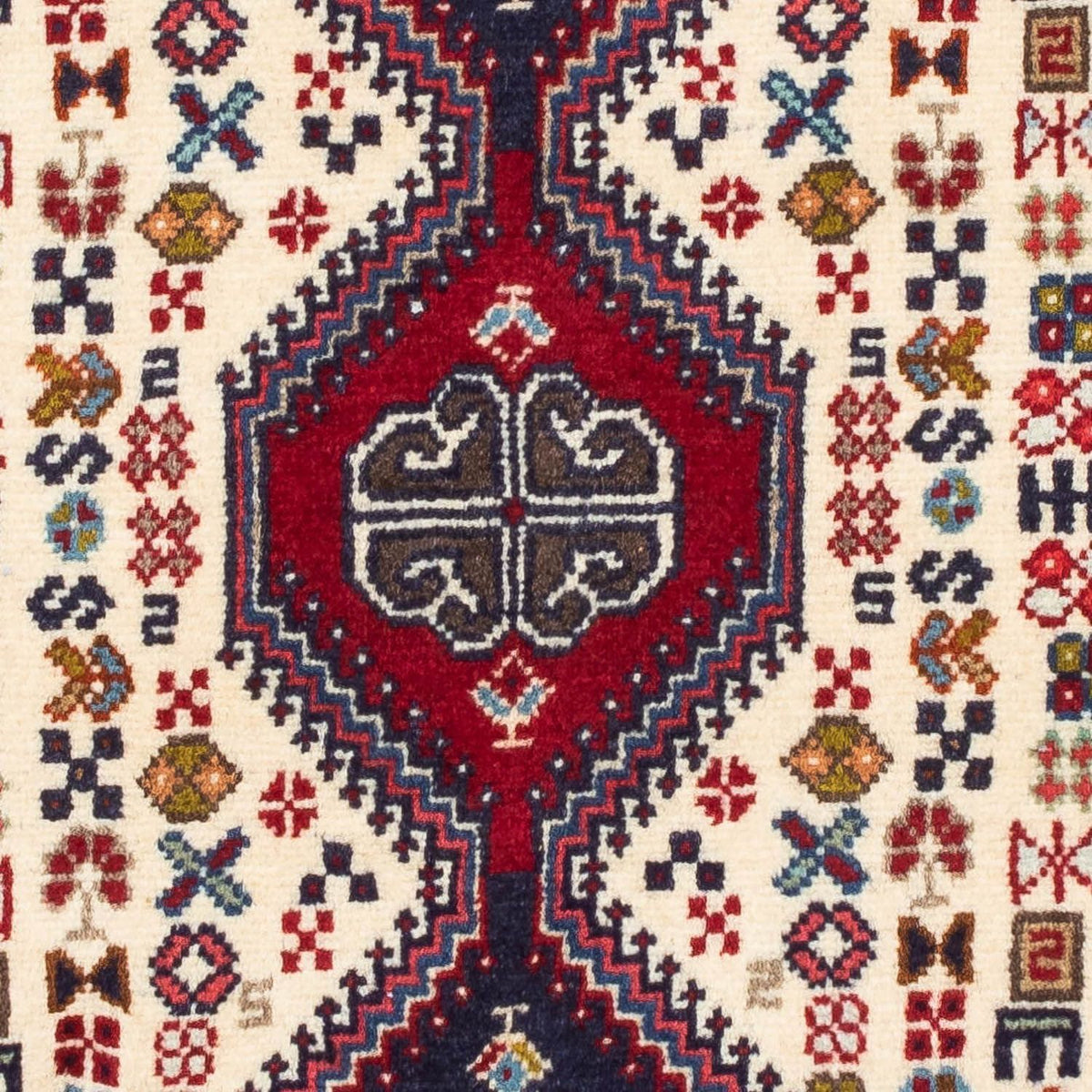 Perzisch Tapijt - Nomadisch - 125 x 76 cm - beige