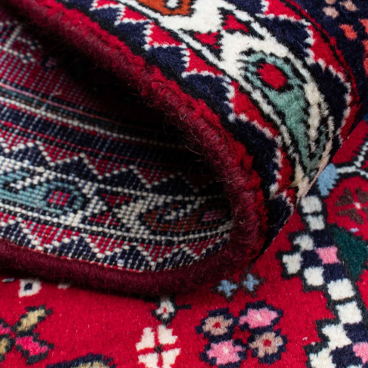 Perzisch Tapijt - Nomadisch - 122 x 78 cm - donkerrood