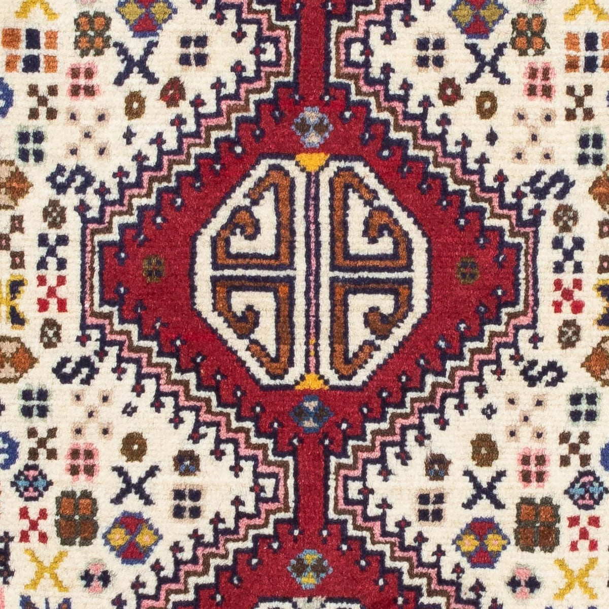 Perzisch Tapijt - Nomadisch - 121 x 80 cm - donkerrood