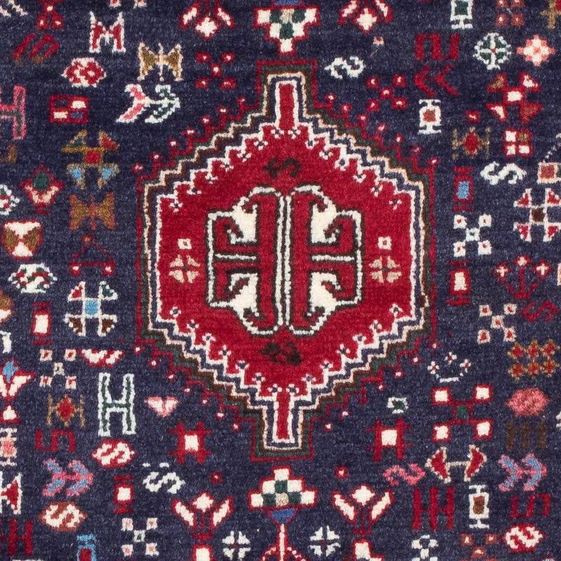 Perzisch Tapijt - Nomadisch - 129 x 78 cm - donkerblauw