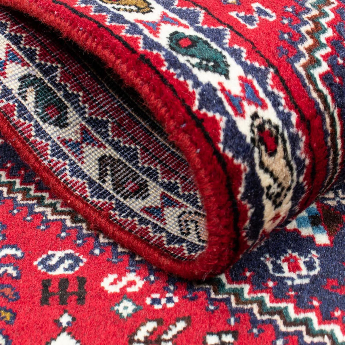 Perzisch Tapijt - Nomadisch - 129 x 78 cm - donkerblauw