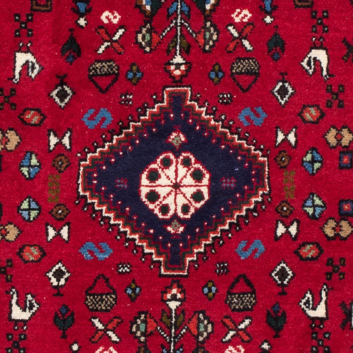 Perzisch Tapijt - Nomadisch - 128 x 79 cm - donkerrood