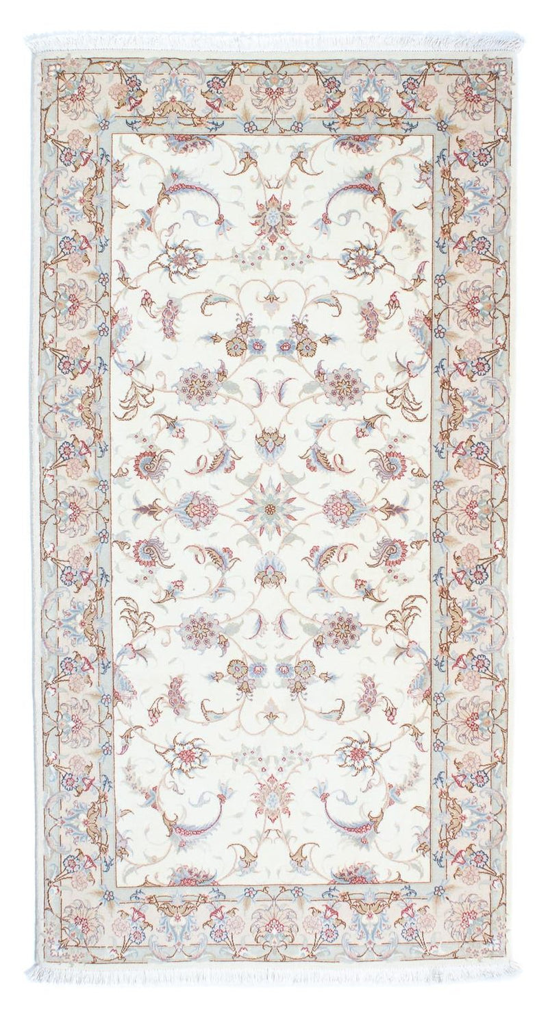 Loper Perzisch tapijt - Tabriz - Royal - 198 x 100 cm - beige