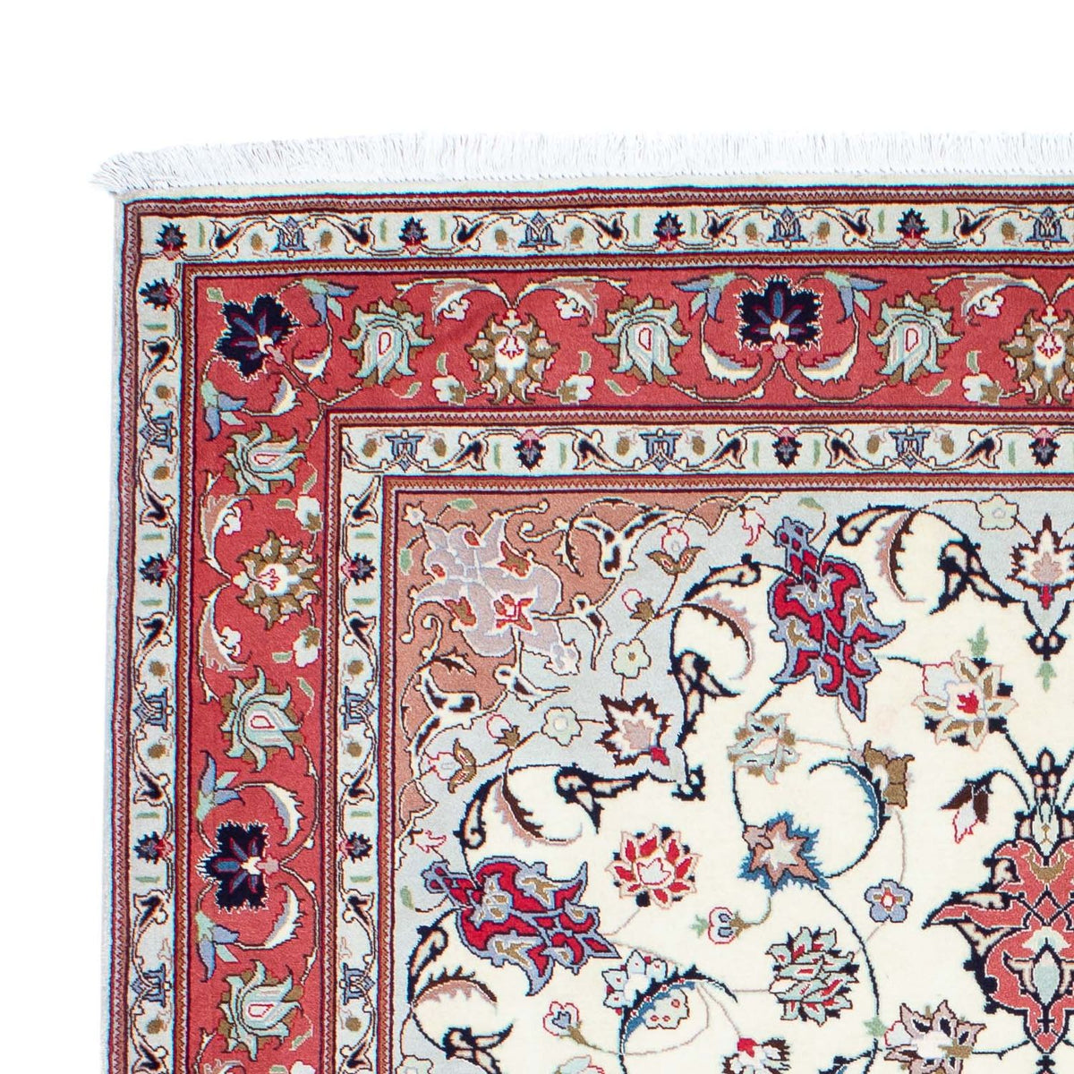 Perzisch tapijt - Tabriz - Royal - 198 x 152 cm - beige