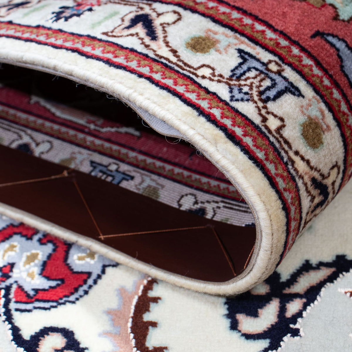 Perzisch tapijt - Tabriz - Royal - 198 x 152 cm - beige