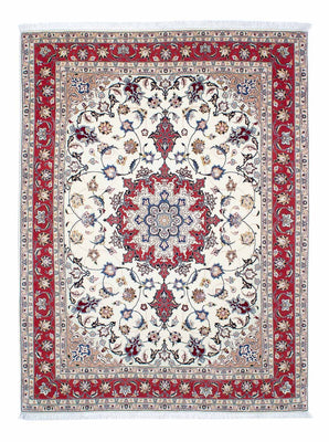 Perzisch tapijt - Tabriz - Royal - 203 x 154 cm - beige