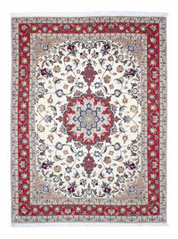 Perzisch tapijt - Tabriz - Royal - 203 x 154 cm - beige