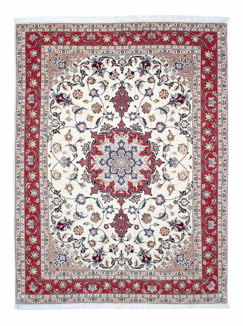 Perzisch tapijt - Tabriz - Royal - 203 x 154 cm - beige