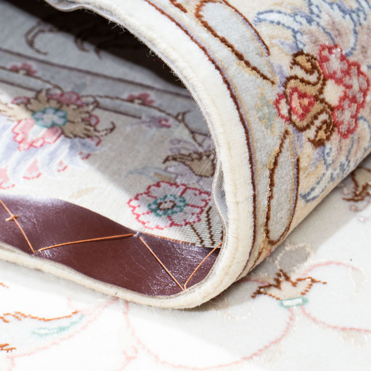 Loper Perzisch tapijt - Tabriz - Royal - 196 x 100 cm - beige