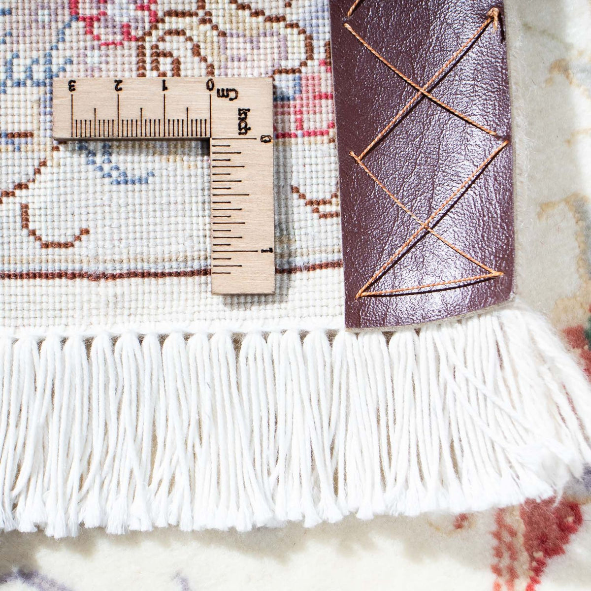 Loper Perzisch tapijt - Tabriz - Royal - 196 x 100 cm - beige