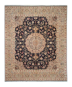 Perzisch tapijt - Tabriz - Royal - 338 x 300 cm - donkerblauw