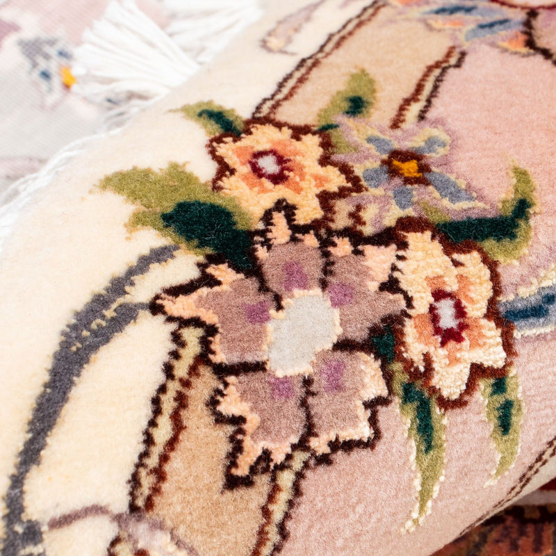 Perzisch tapijt - Tabriz - Royal rond  - 250 x 250 cm - beige