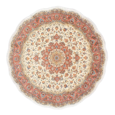 Tabriz - 50 Raj Tapijt 194x194cm - Perzisch tapijt