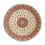 Perzisch tapijt - Tabriz - Royal rond  - 242 x 242 cm - beige