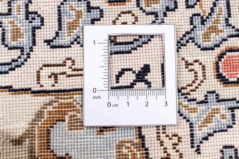 Perzisch tapijt - Tabriz - Royal rond  - 242 x 242 cm - beige