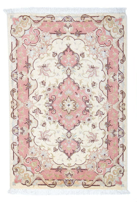 Perzisch tapijt - Tabriz - Royal - 92 x 60 cm - beige
