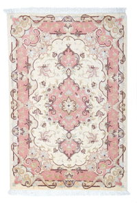 Perzisch tapijt - Tabriz - Royal - 92 x 60 cm - beige