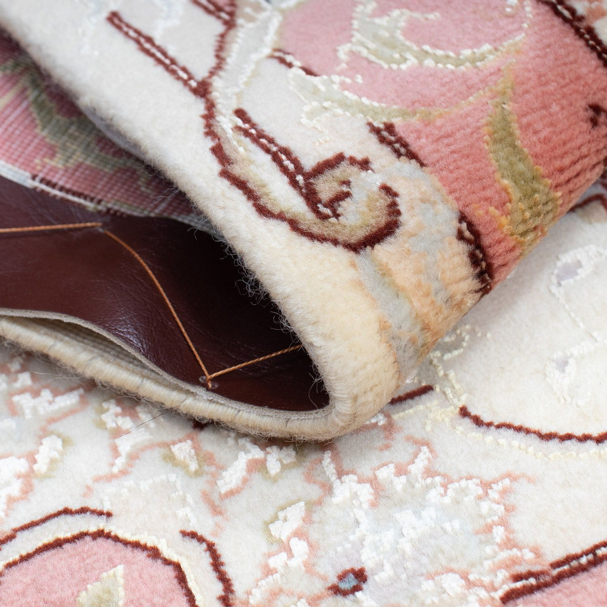 Perzisch tapijt - Tabriz - Royal - 92 x 60 cm - beige