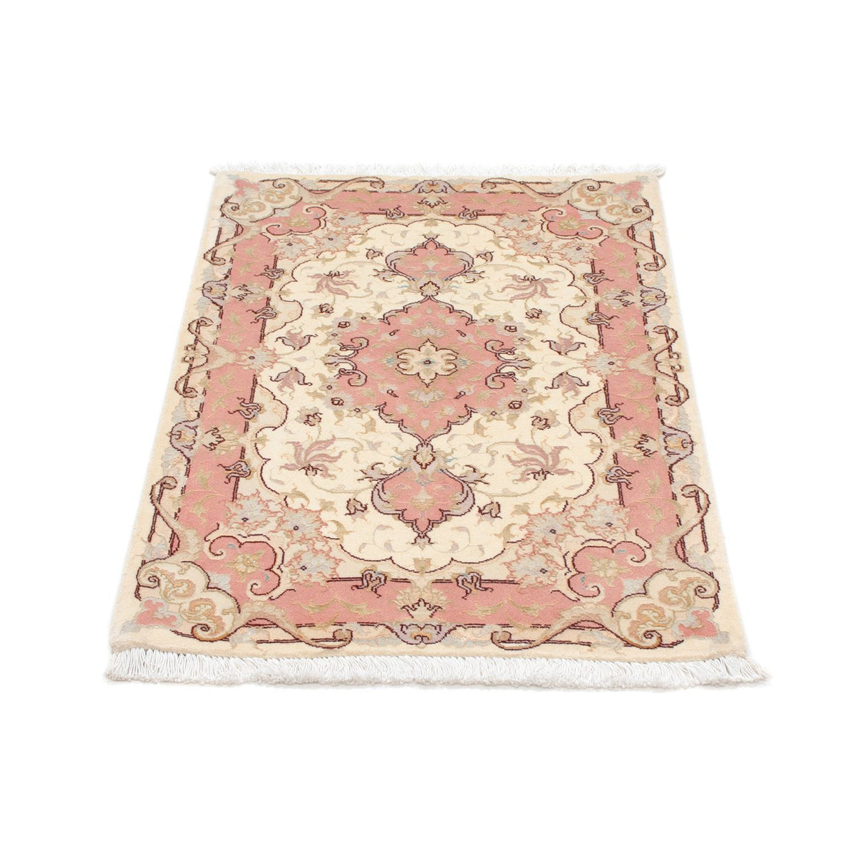 Perzisch tapijt - Tabriz - Royal - 92 x 60 cm - beige