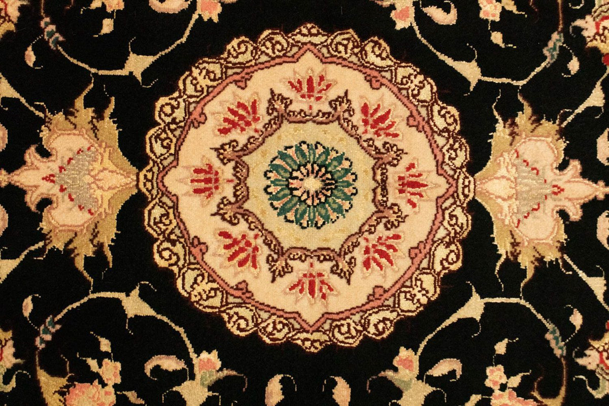 Perzisch tapijt - Tabriz - Royal - 120 x 73 cm - zwart
