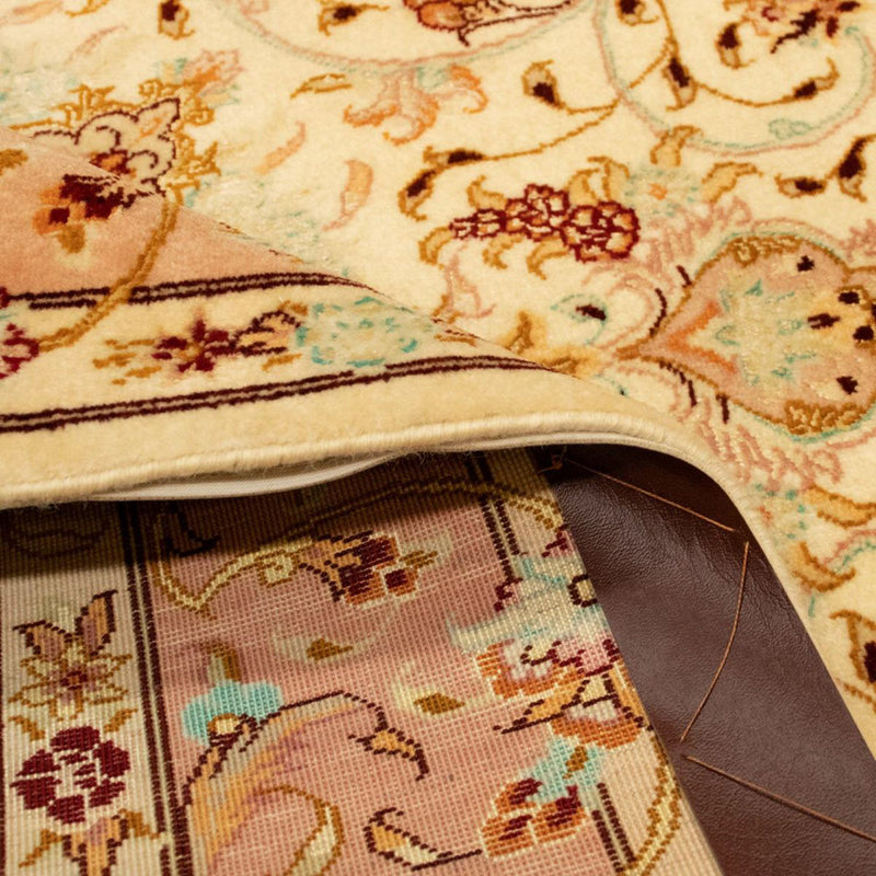 Perzisch tapijt - Tabriz - Royal - 147 x 102 cm - beige