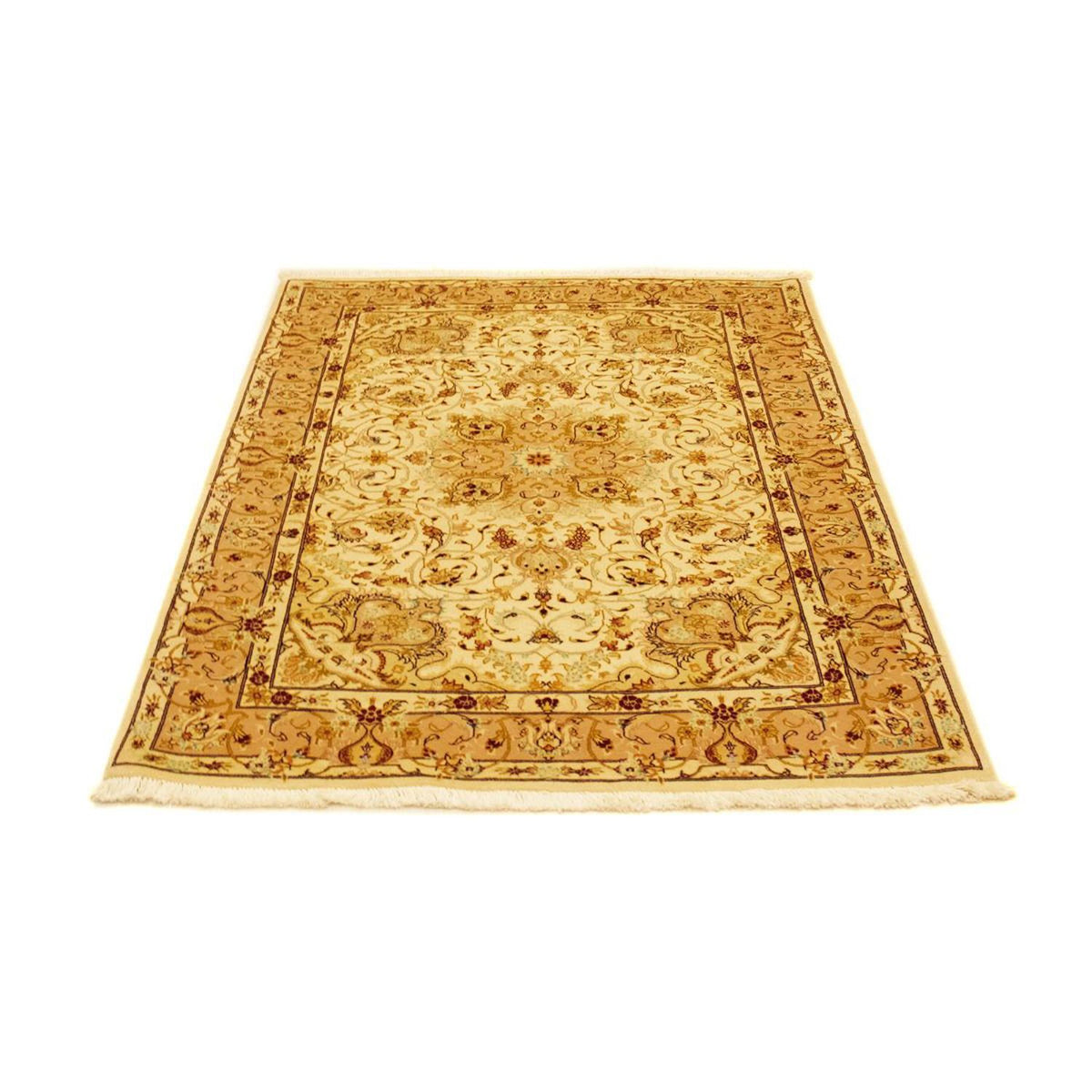 Perzisch tapijt - Tabriz - Royal - 147 x 102 cm - beige