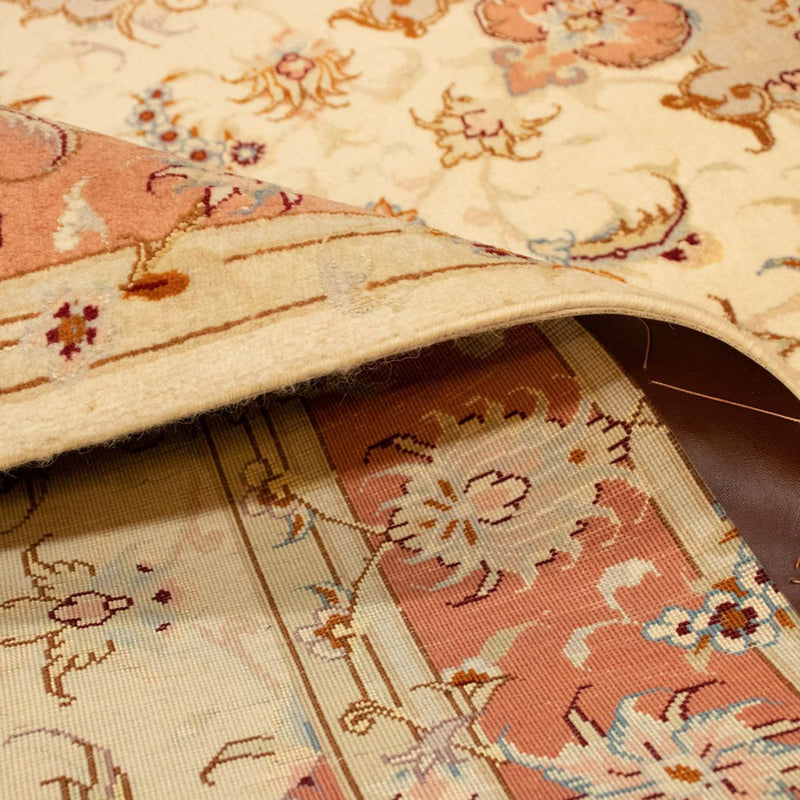 Perzisch tapijt - Tabriz - Royal - 148 x 103 cm - beige