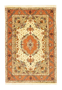 Perzisch tapijt - Tabriz - Royal - 150 x 101 cm - beige