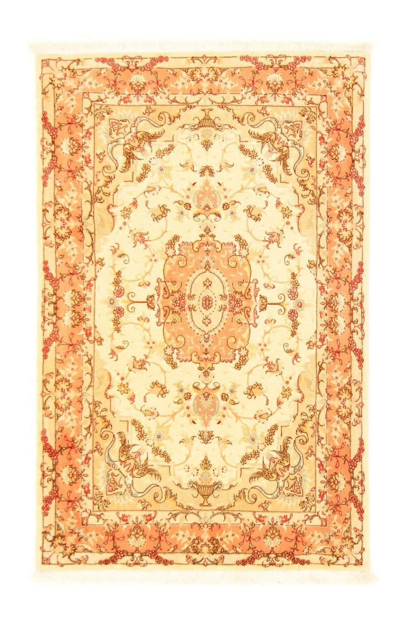 Perzisch tapijt - Tabriz - Royal - 152 x 100 cm - beige