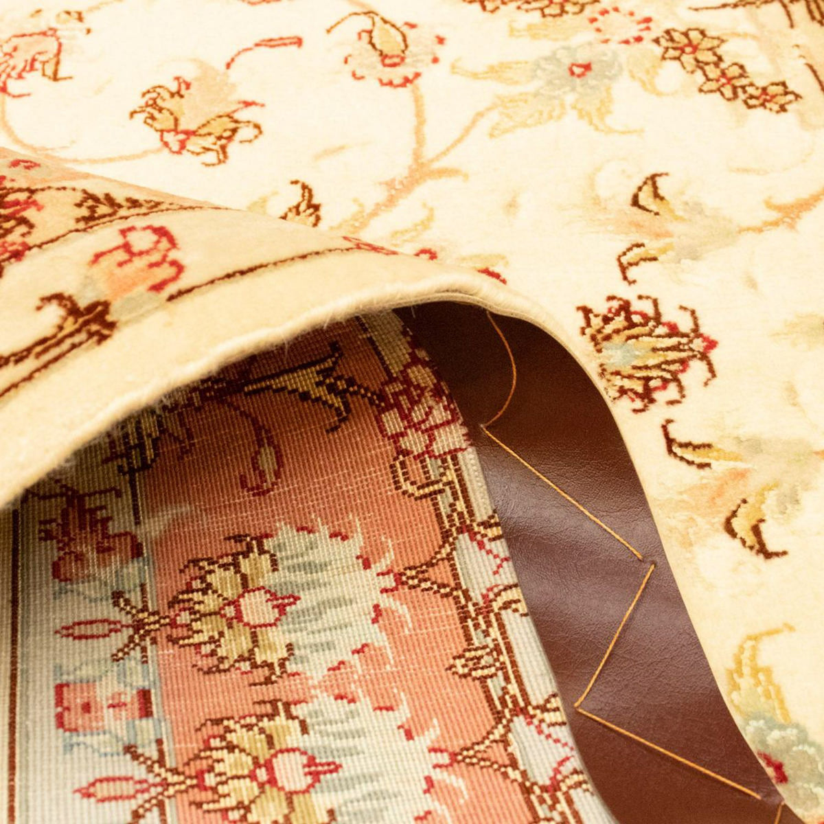 Perzisch tapijt - Tabriz - Royal - 152 x 100 cm - beige