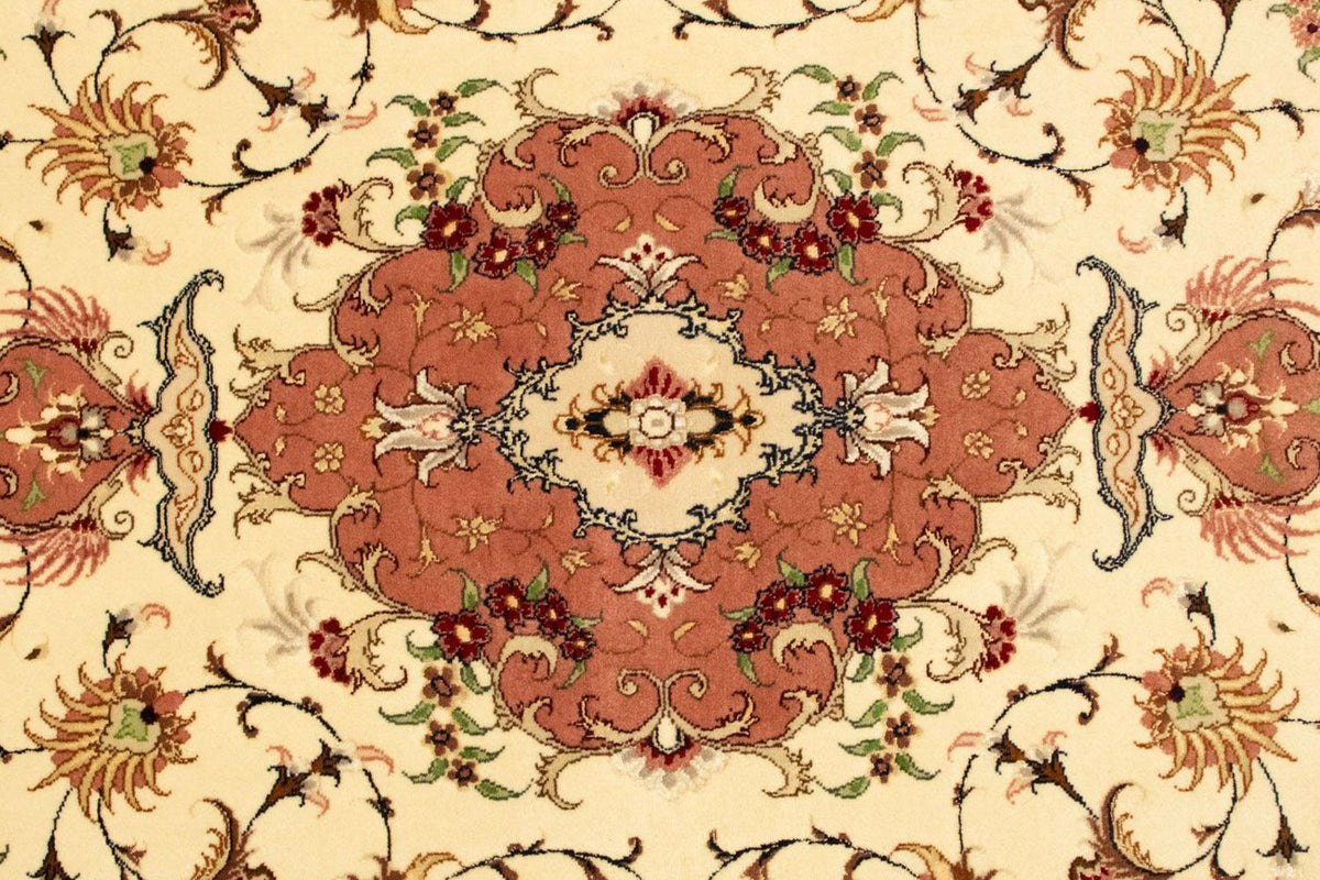 Perzisch tapijt - Tabriz - Royal - 154 x 102 cm - beige