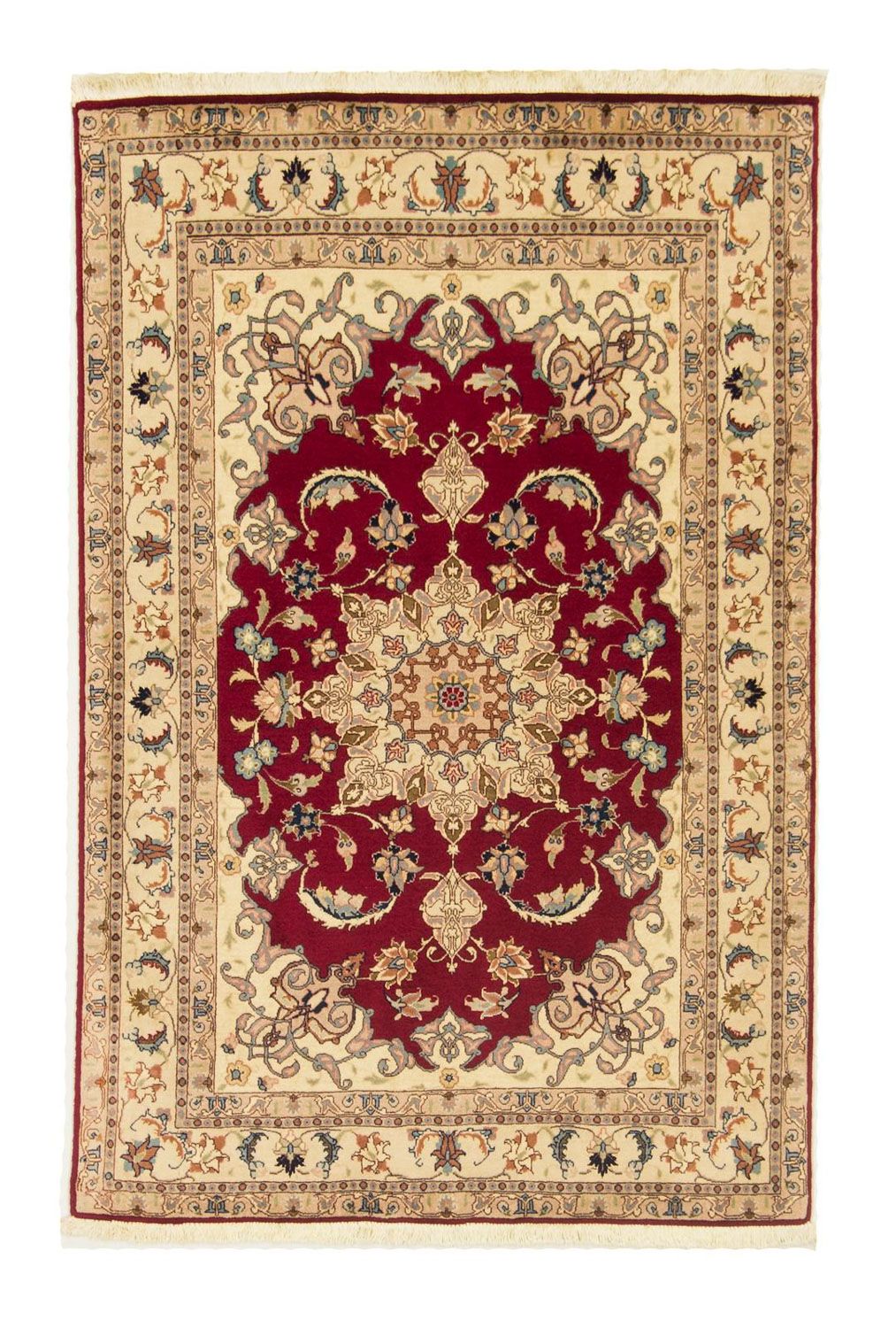 Perzisch tapijt - Tabriz - Royal - 151 x 101 cm - rood