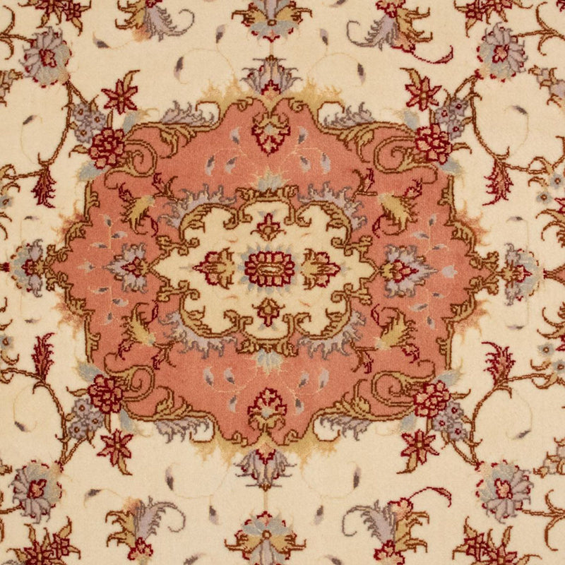 Perzisch tapijt - Tabriz - Royal - 141 x 103 cm - beige