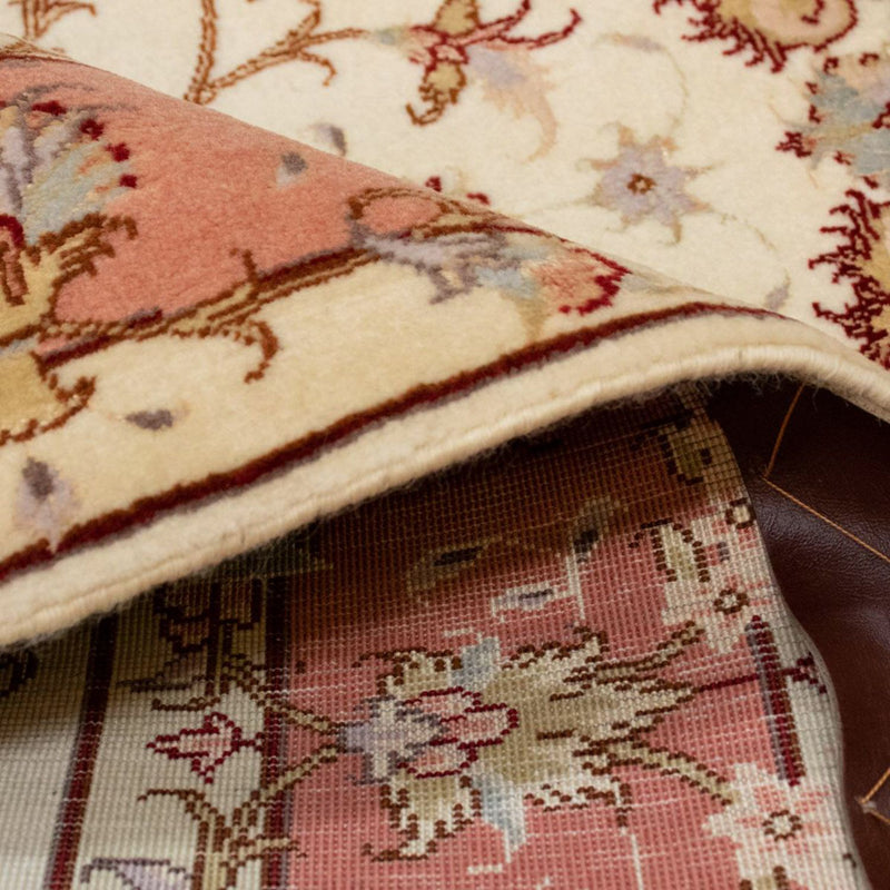 Perzisch tapijt - Tabriz - Royal - 141 x 103 cm - beige