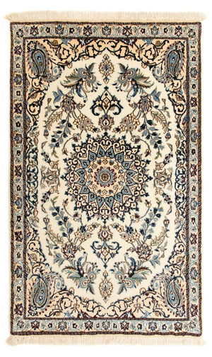 Perzisch tapijt - Nain - Koninklijk - 135 x 82 cm - beige