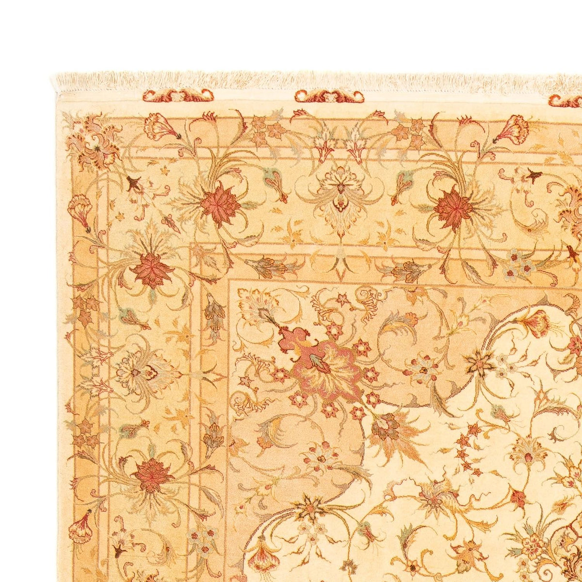 Perzisch tapijt - Tabriz - Royal - 302 x 198 cm - beige