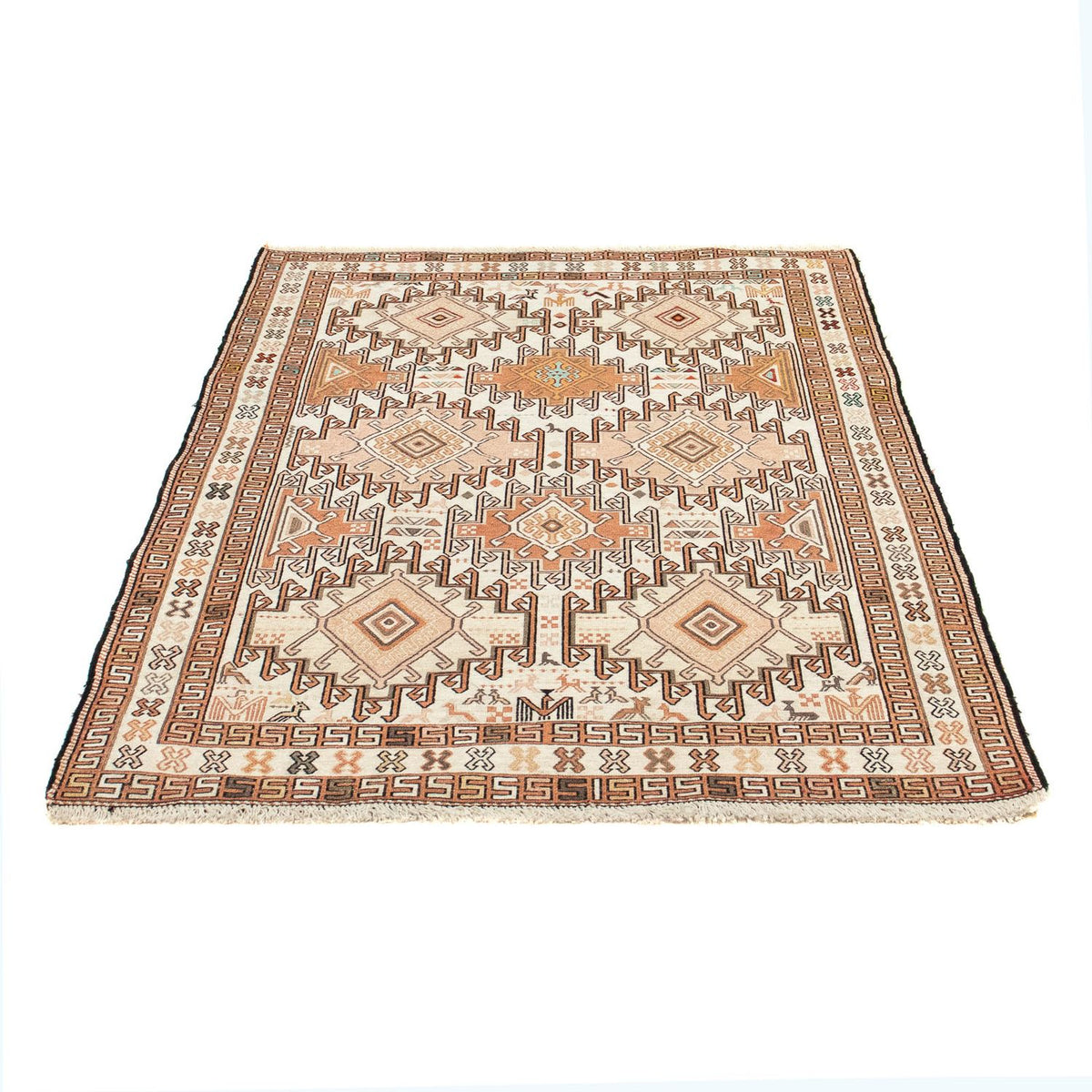 Perzisch Tapijt - Nomadisch - 149 x 102 cm - beige