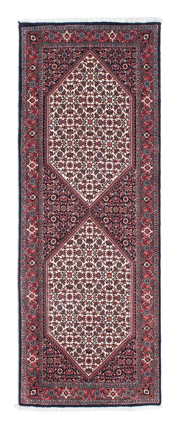 Loper Perzisch tapijt - Bijar - 203 x 72 cm - rood