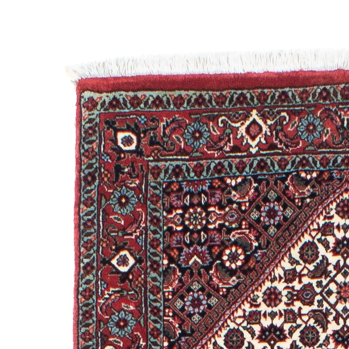 Loper Perzisch tapijt - Bijar - 202 x 76 cm - beige