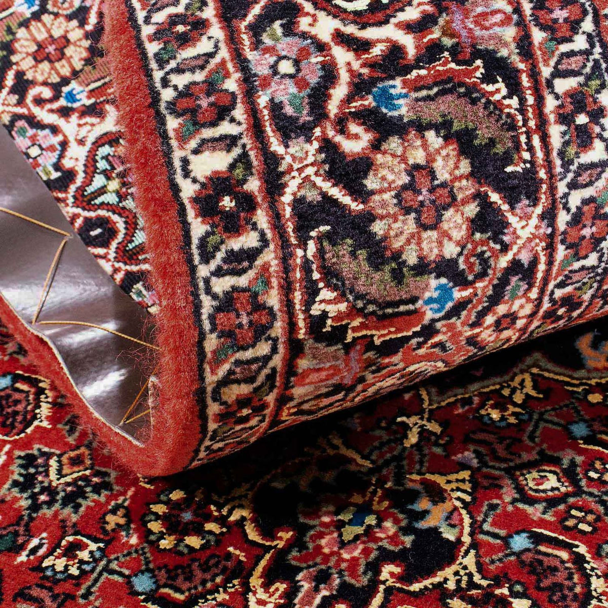 Loper Perzisch tapijt - Bijar - 184 x 100 cm - rood