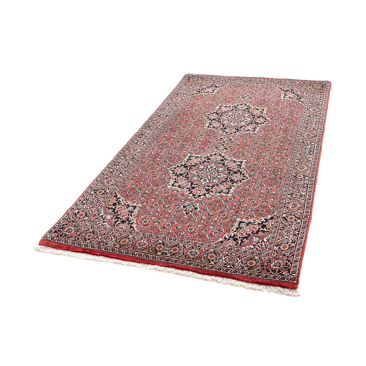 Loper Perzisch tapijt - Bijar - 184 x 100 cm - rood