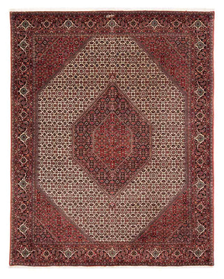 Perzisch tapijt - Bijar - 254 x 203 cm - donkerrood