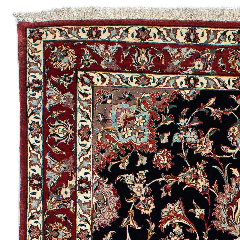 Perzisch tapijt - Ghom - 201 x 138 cm - donkerblauw