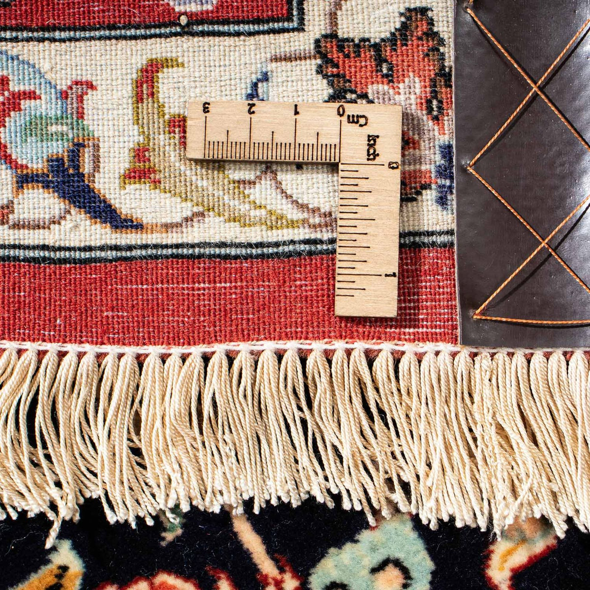 Perzisch tapijt - Ghom - 201 x 138 cm - donkerblauw