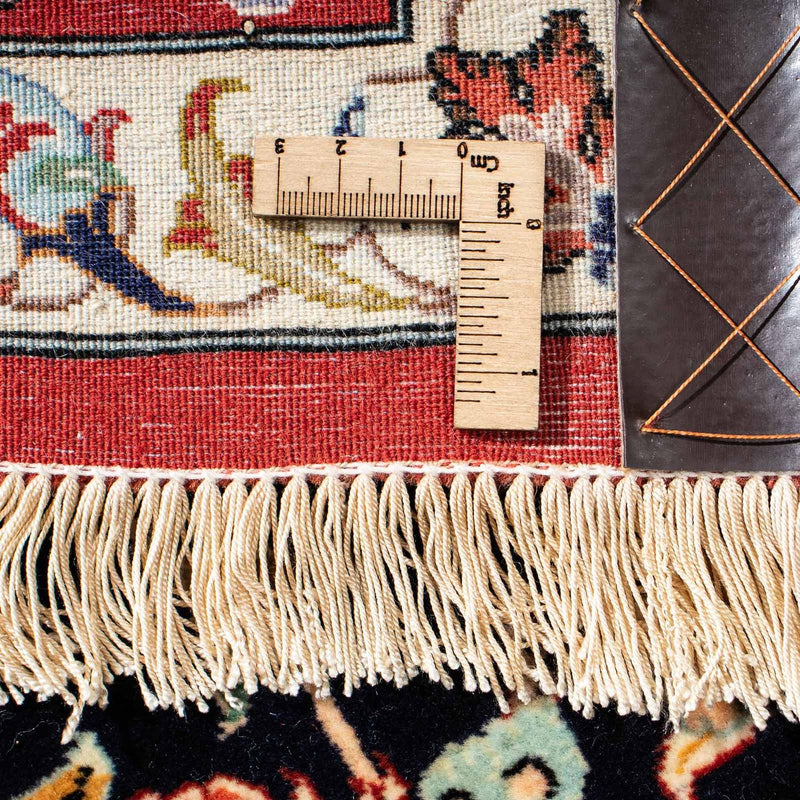 Perzisch tapijt - Ghom - 201 x 138 cm - donkerblauw