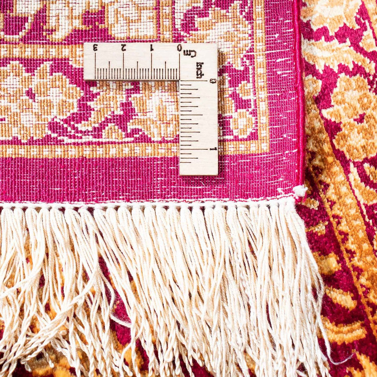 Perzisch tapijt - Ghom - 146 x 100 cm - donkerrood