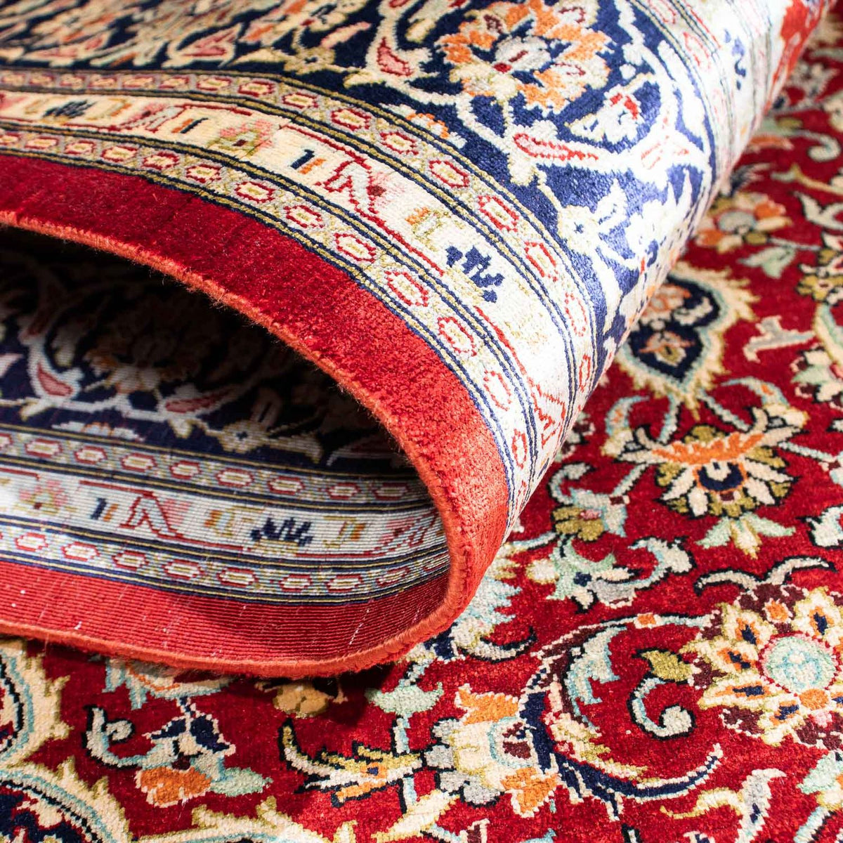 Perzisch tapijt - Ghom - 150 x 100 cm - donkerrood