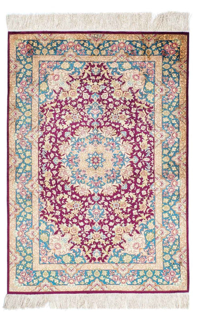 Qom Tapijt 99x148cm - Perzisch tapijt