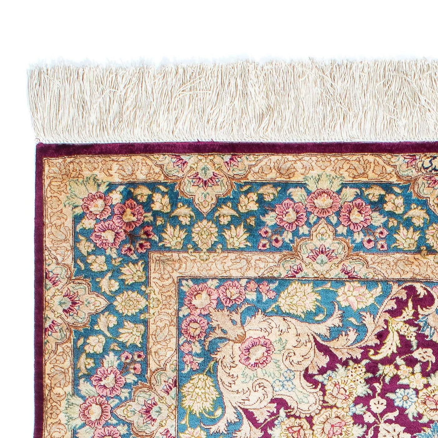 Qom Tapijt 148x99cm - Perzisch tapijt